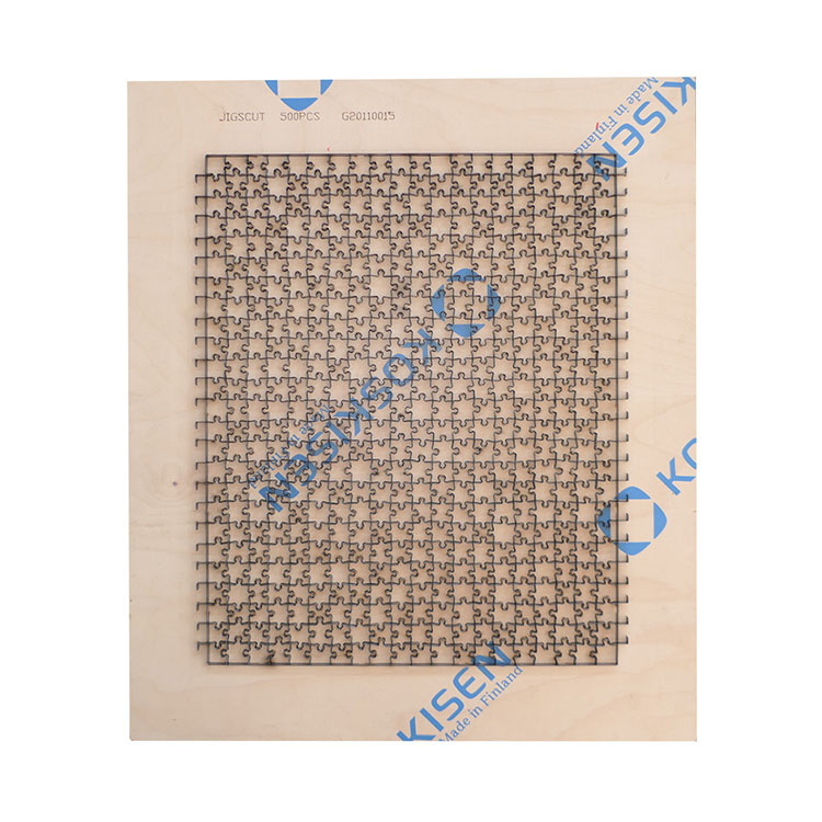 Steel rule jigsaw puzzle mould 500psc